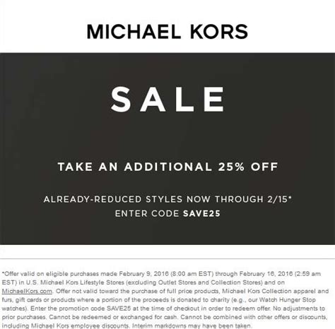 michael kors promo codes|michael kors sale code.